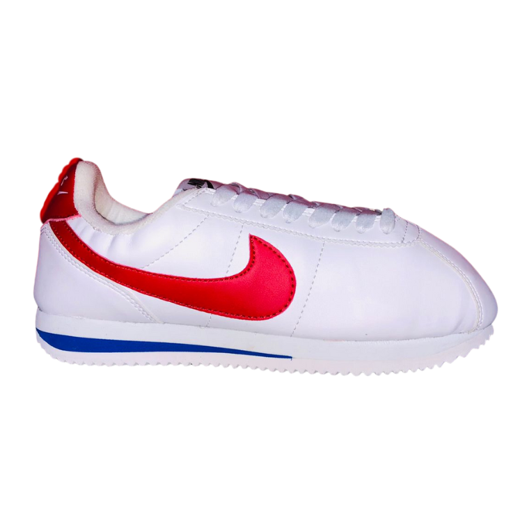 TENIS NIKE CORTEZ BLANCOS CON ROJO