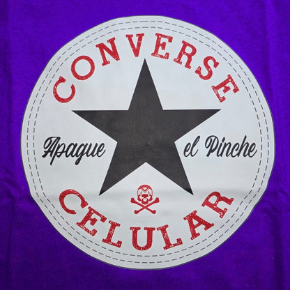 PLAYERA BASICA SS MORADA CONVERSE