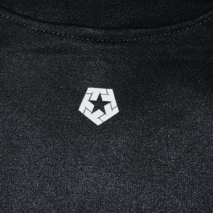 SUDADERA  DE CUELLO REDONDO TRIBAL NEGRA STREET WEAR