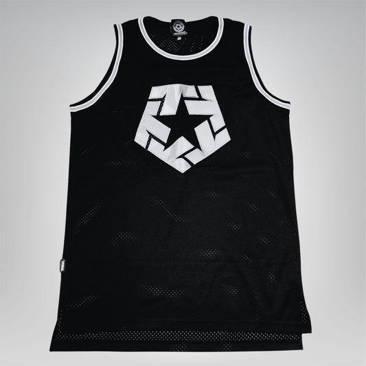 JERSEY TRIBAL NEGRO TIPO BASQUET