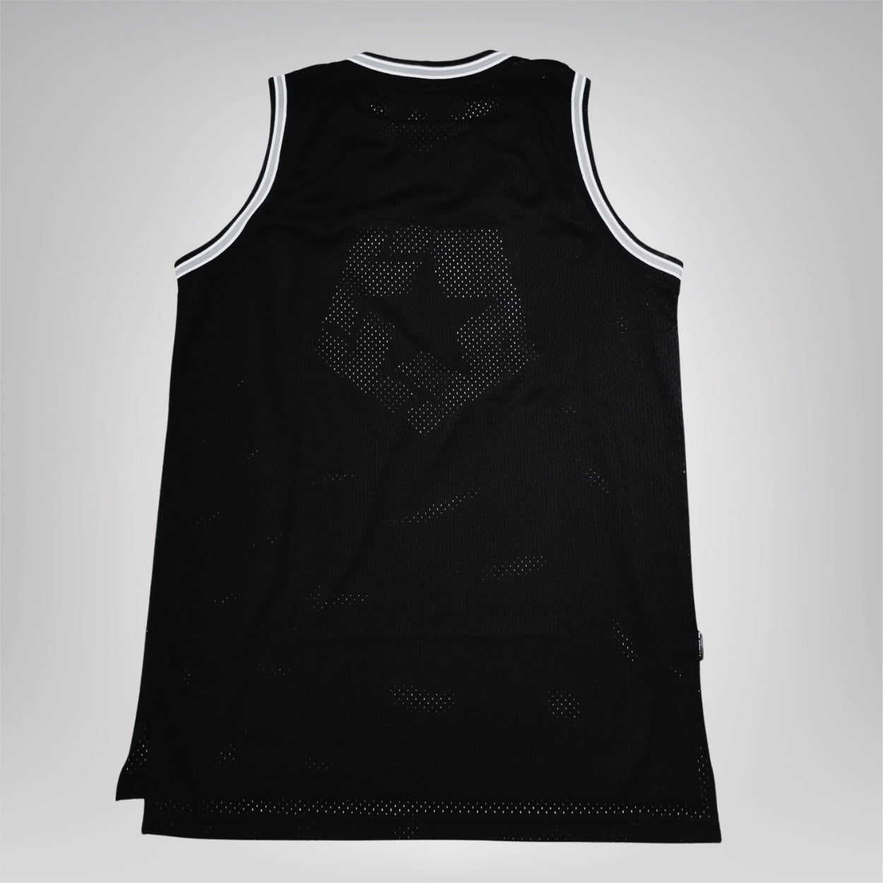JERSEY TRIBAL NEGRO TIPO BASQUET