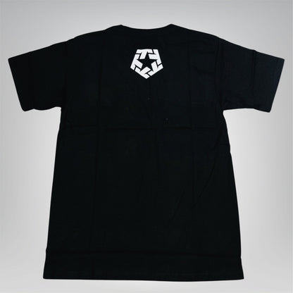 PLAYERA TRIBAL NEGRA LOGO EN EL PECHO