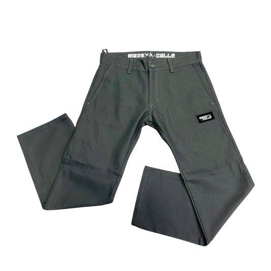 PANTALON YONER GRIS TIPO GABARDINA