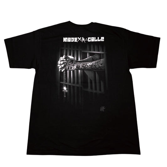 PLAYERA YONER NEGRA MADE ROSARIO