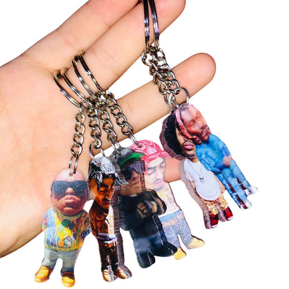 LLAVEROS CON ARGOLLA LEYENDAS DEL RAP