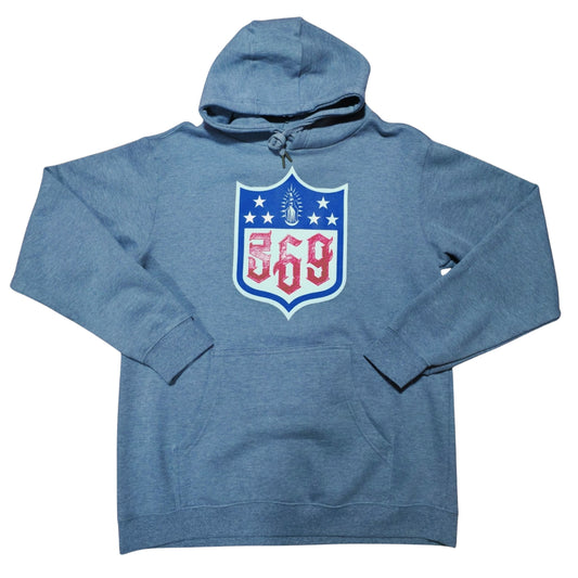 HOODIE SS GRIS VIRGEN NFL PREMIUM
