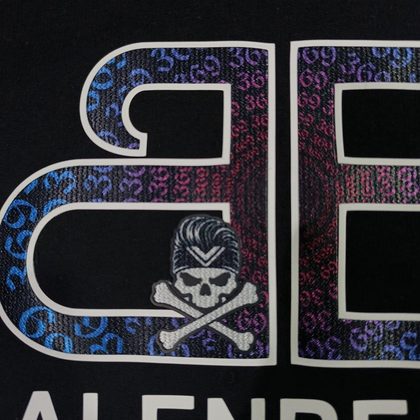 HOODIE ORIGINAL "SOUTHSIDER 369" PREMIUM BALENBERGA NEGRO