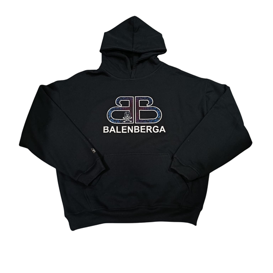 HOODIE ORIGINAL "SOUTHSIDER 369" PREMIUM BALENBERGA NEGRO  (Copia)