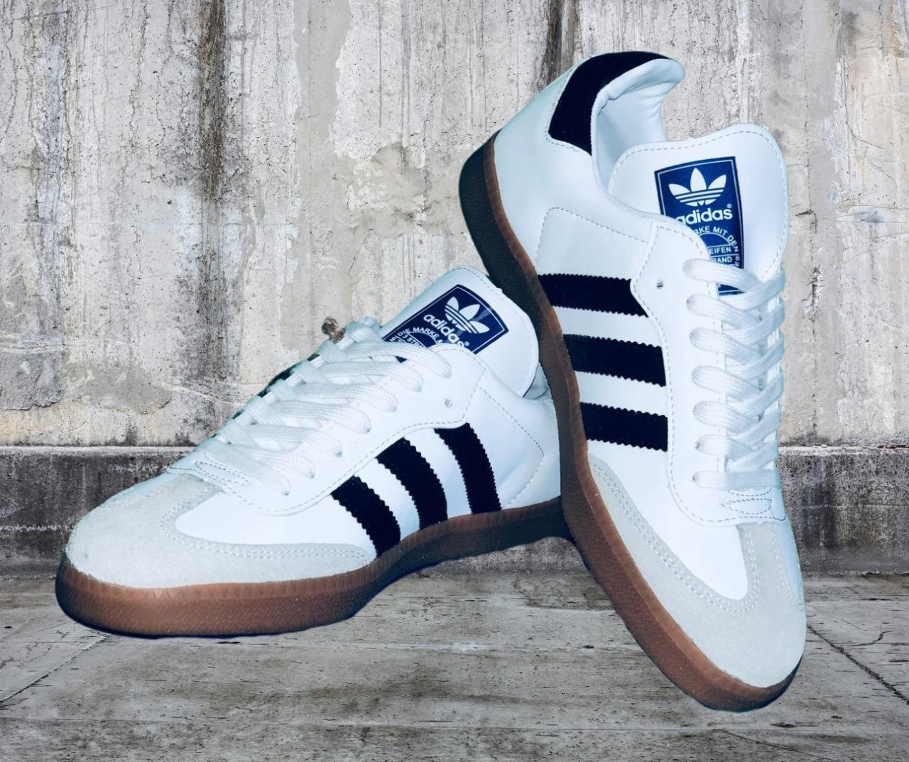 TENIS ADIDAS SAMBA BLANCOS