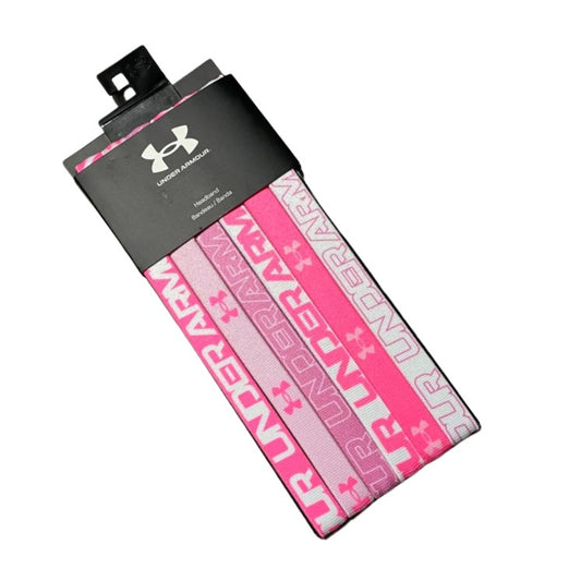 BANDA PARA EL CABELLO UNDER ARMOUR "ROSA"