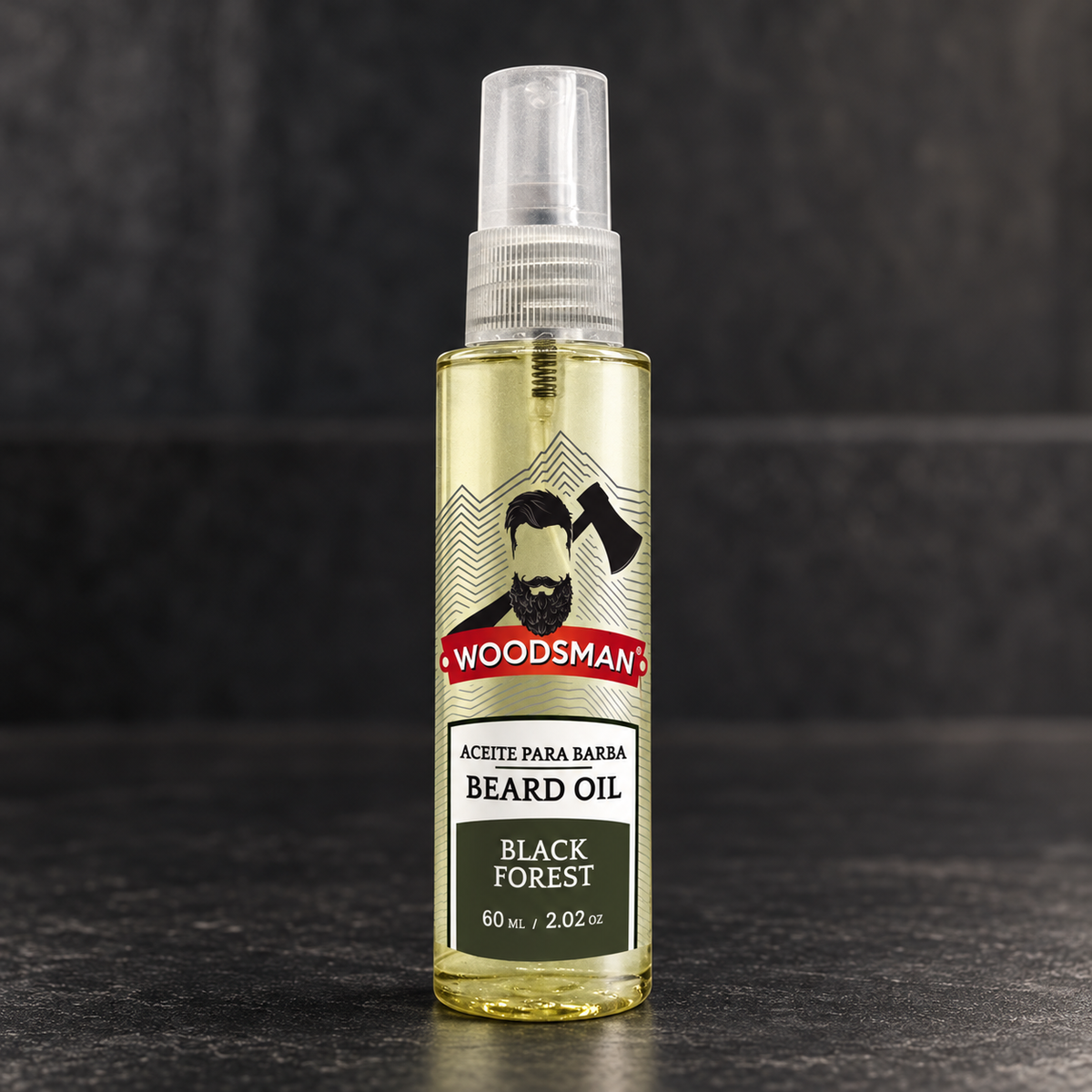 Aceite para Barba Black Forest 60 ml | Woodsman