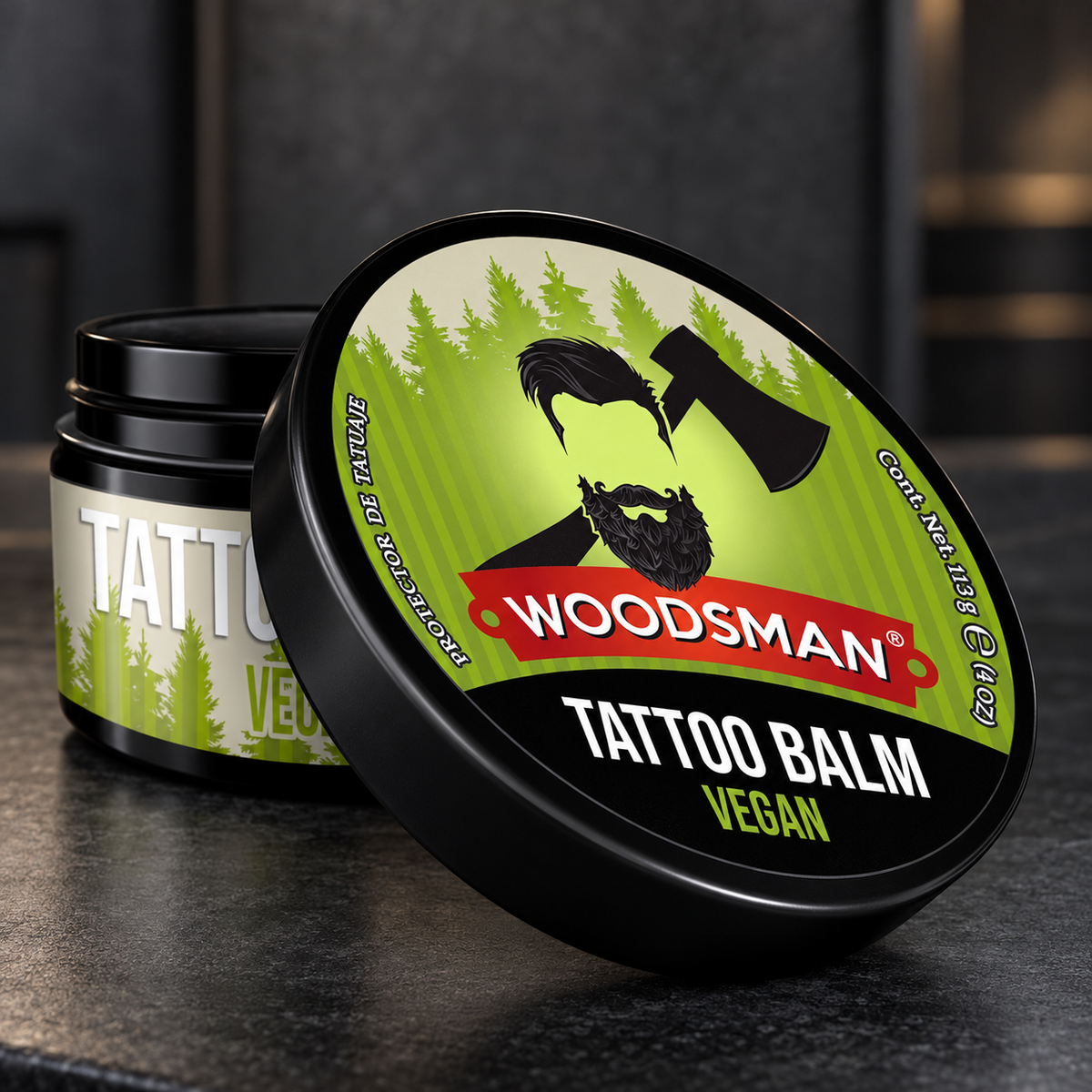 Bálsamo para Tatuajes Fórmula Vegana 113 g | Woodsman